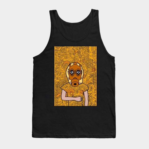 Marilyn Monroe Artwork for Trendy Apparel Tank Top by Hashed Art